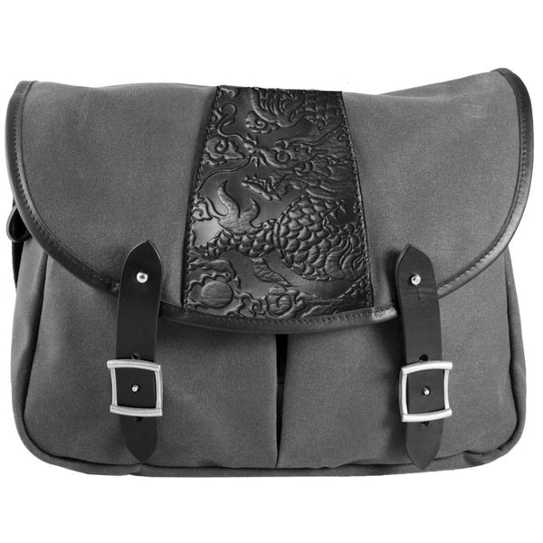 Toile Noir - Dragon Embroidered hotsell Canvas Messenger Bag