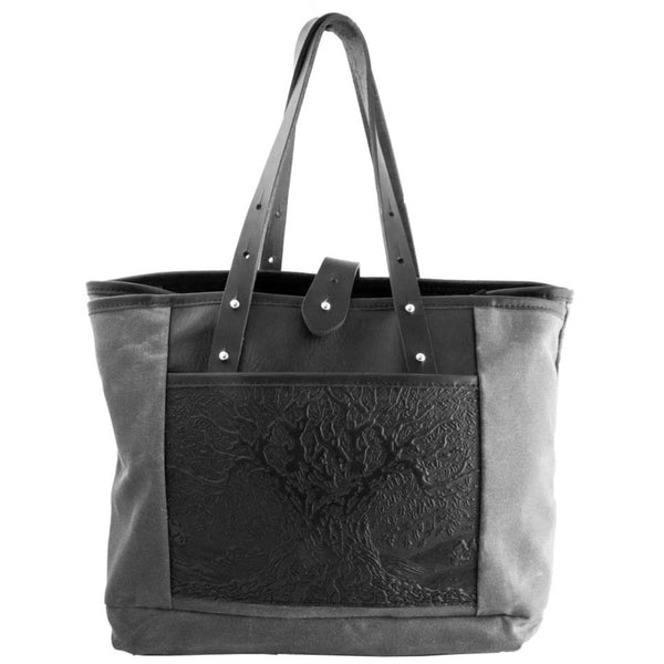 Day & Mood fashion Genuine Leather Charcoal Tote