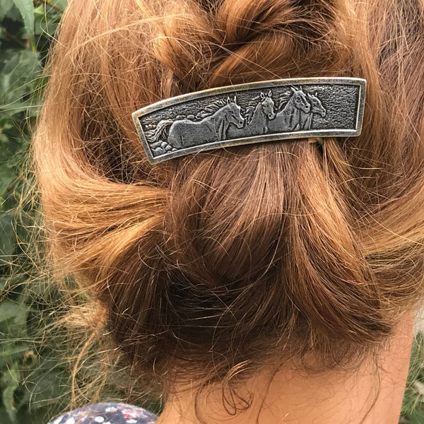 Horses Barrette