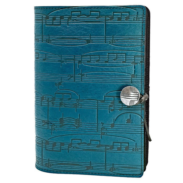 Limited Edition Large Leather Notebook Cover, American Flag - Oberon Design