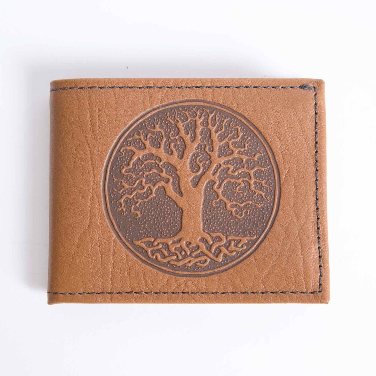 SECOND, Bi-Fold Wallet, Tree of Life in Saddle