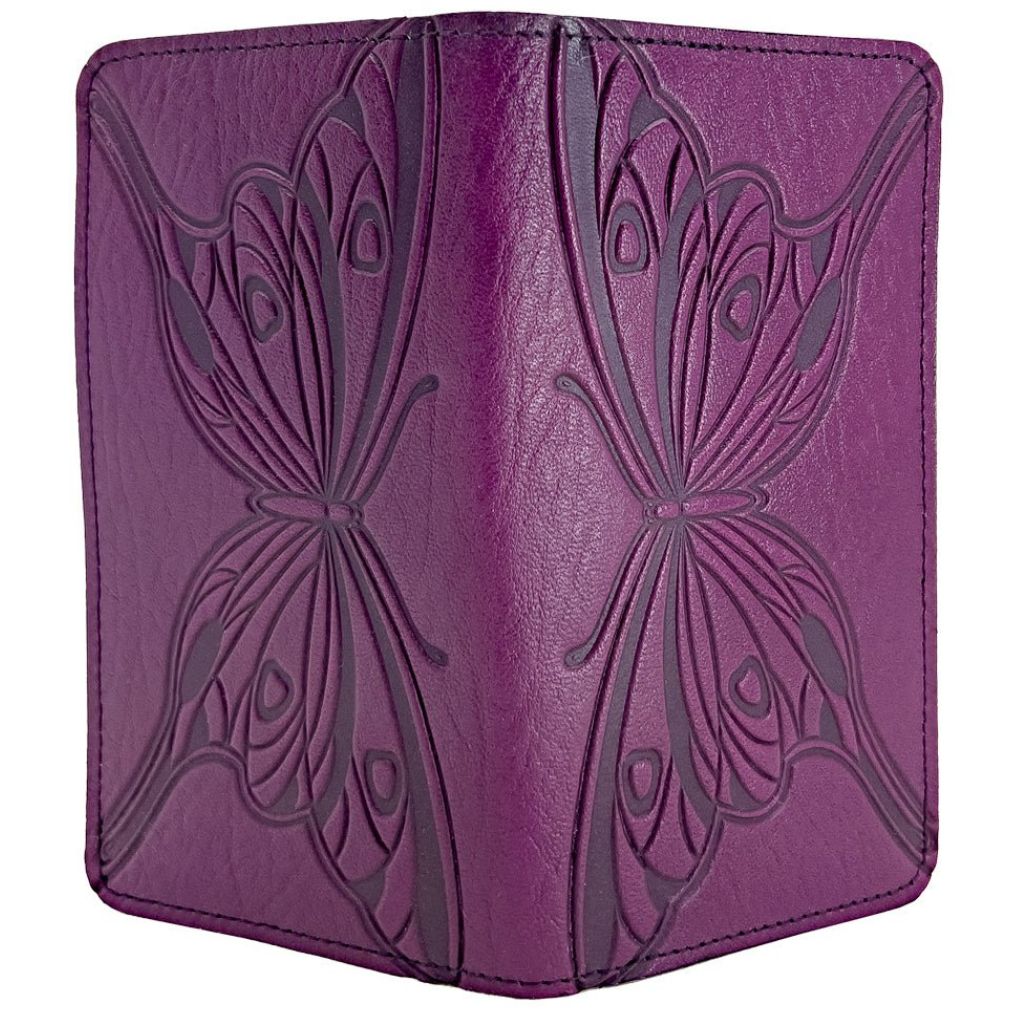 Checkbook Cover, Butterfly, Orchid