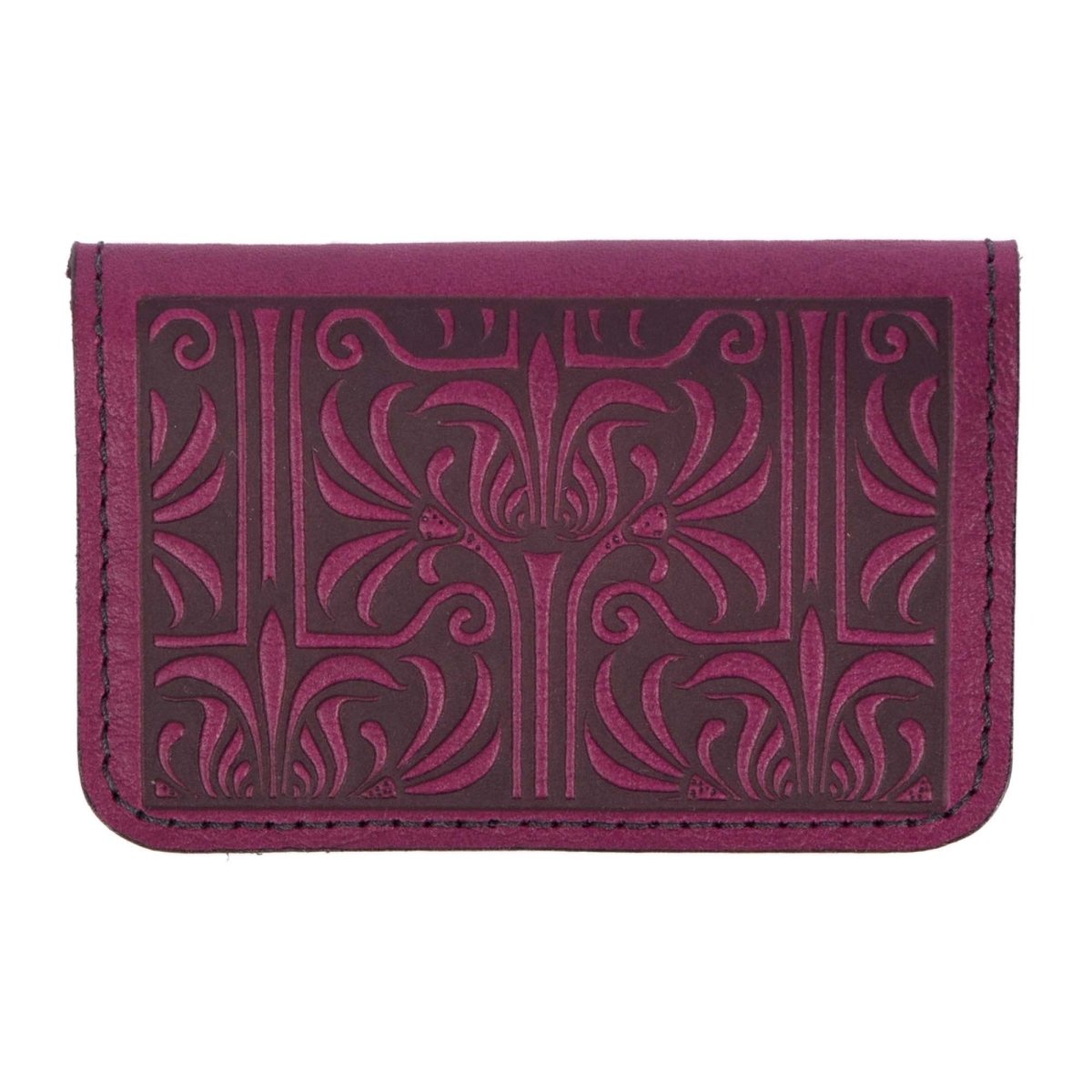 HAPPY EXTRA Mini Wallet, Art Nouveau Lattice in Orchid