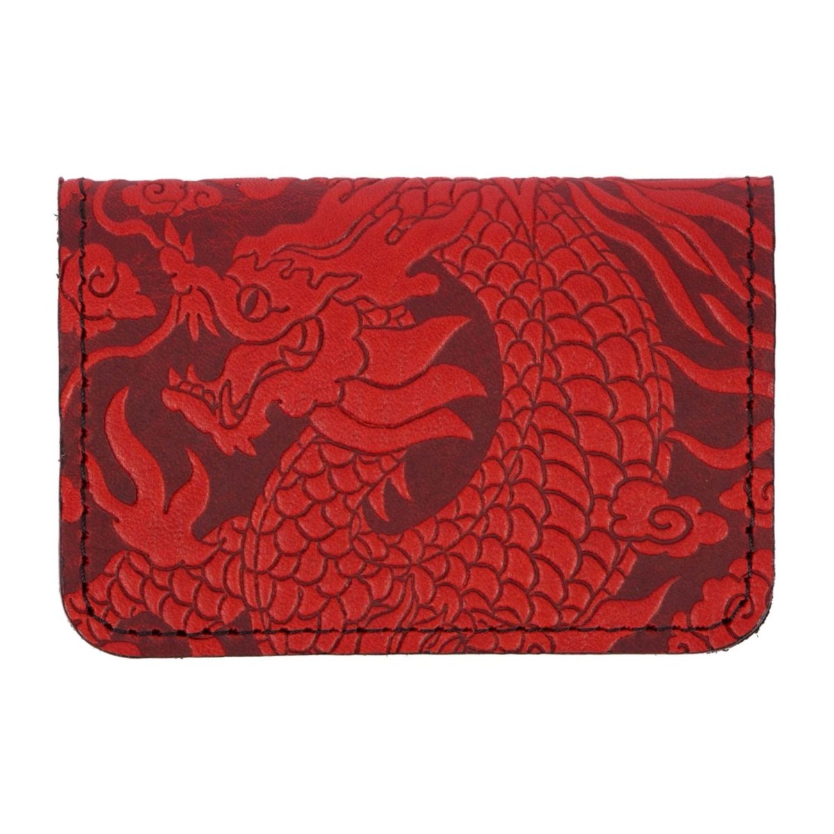 Cloud Dragons Mini Wallet, Red