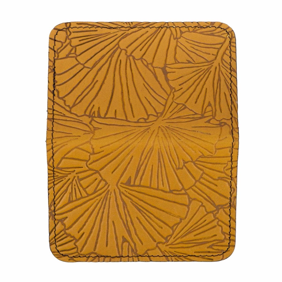 Ginkgo Mini Wallet, Marigold open