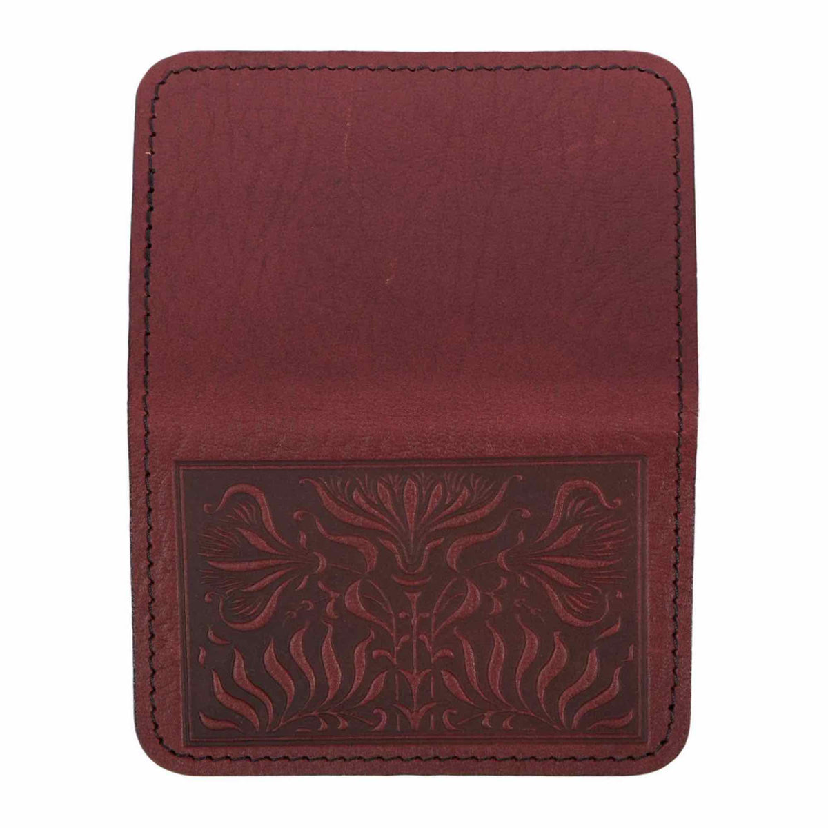 Thistle Mini Wallet, Wine open