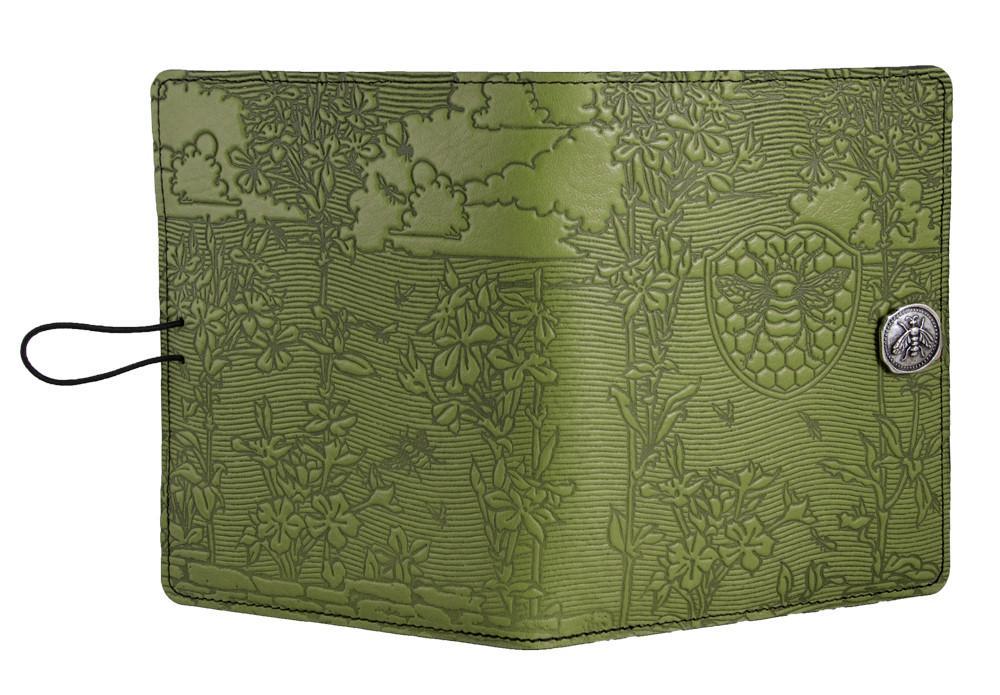 Leather Cover for Kindle e-Readers, Bee Garden - Fern