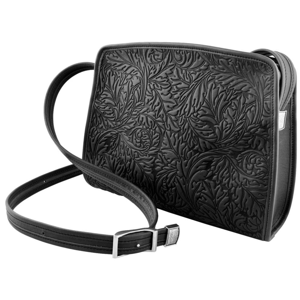 Oberon Design Leather Women's Handbag, Cloud Dragon Retro Crossbody