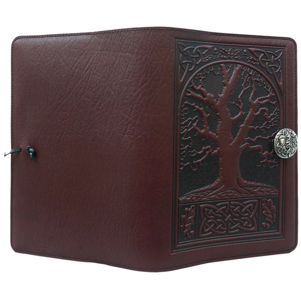 HAPPY EXTRA, Small Leather Refillable Journal, Celtic Oak