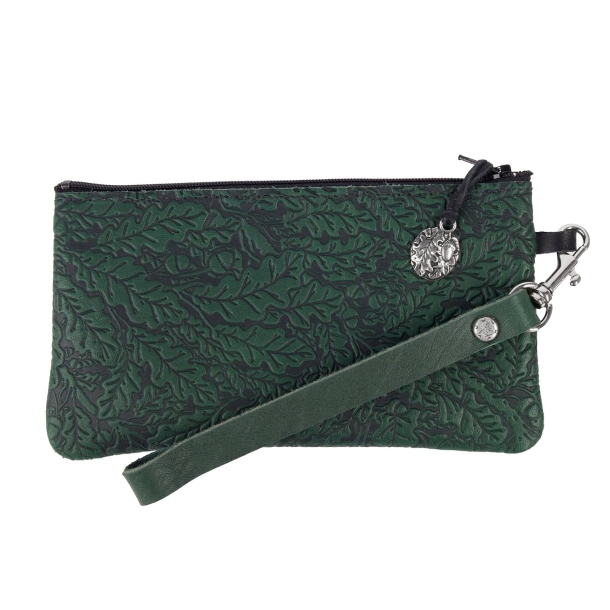 Oberon Design Wristlet in Oak Leaves Saddle