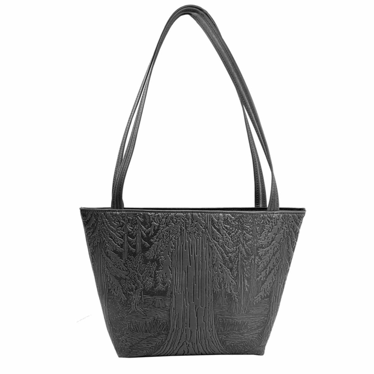 Leather Handbag, The Classic Tote, Forest, Black