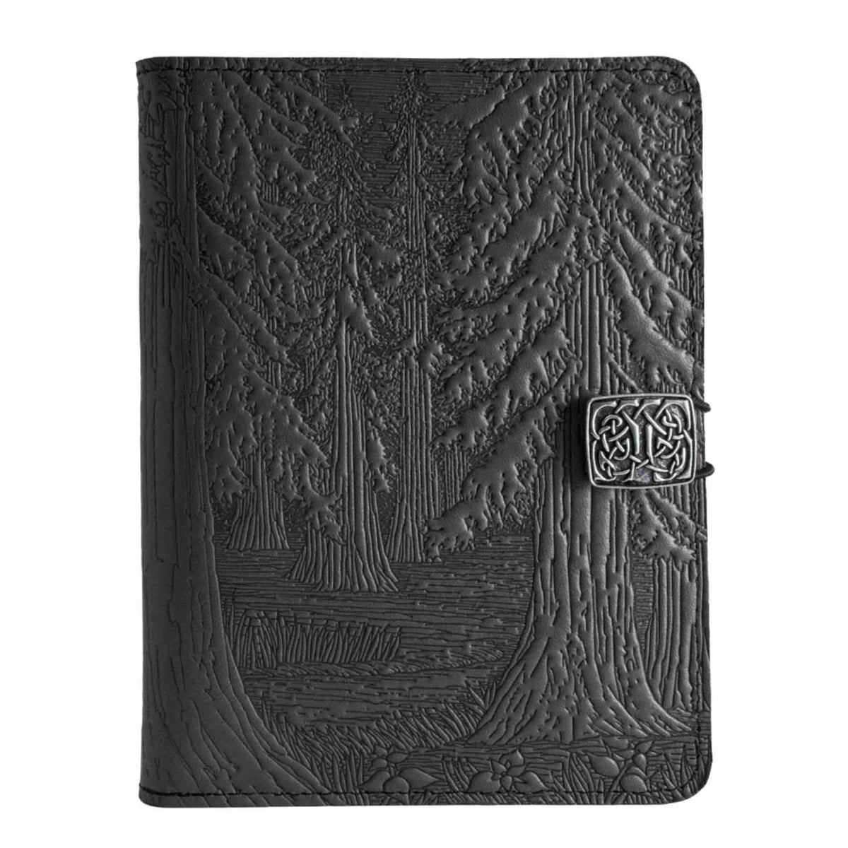 Genuine leather cover, case for Kindle e-Readers, Forest, Black