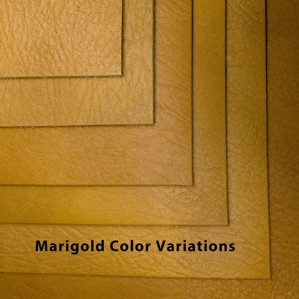 Oberon Design Marigold Leather Color Variations