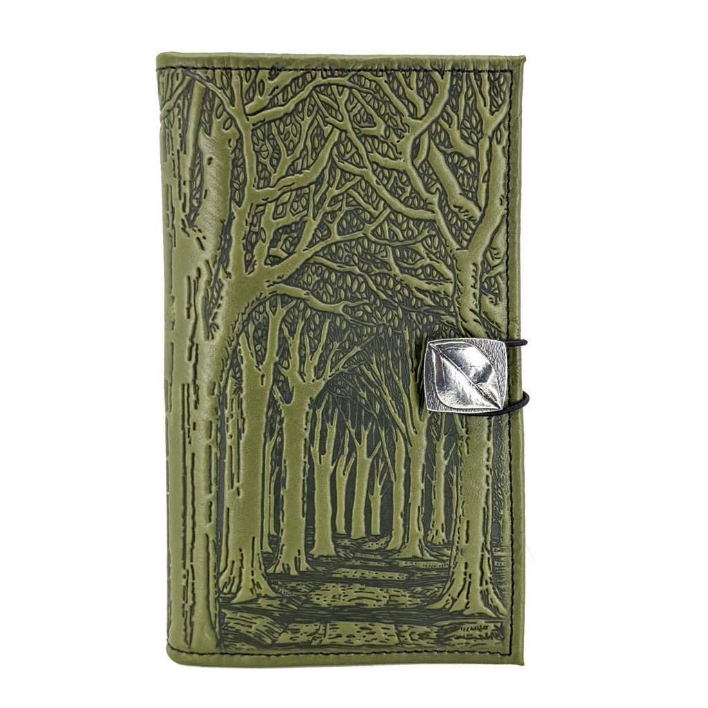 Oberon Design Premium Leather Women's Wallet, Avenue of Trees