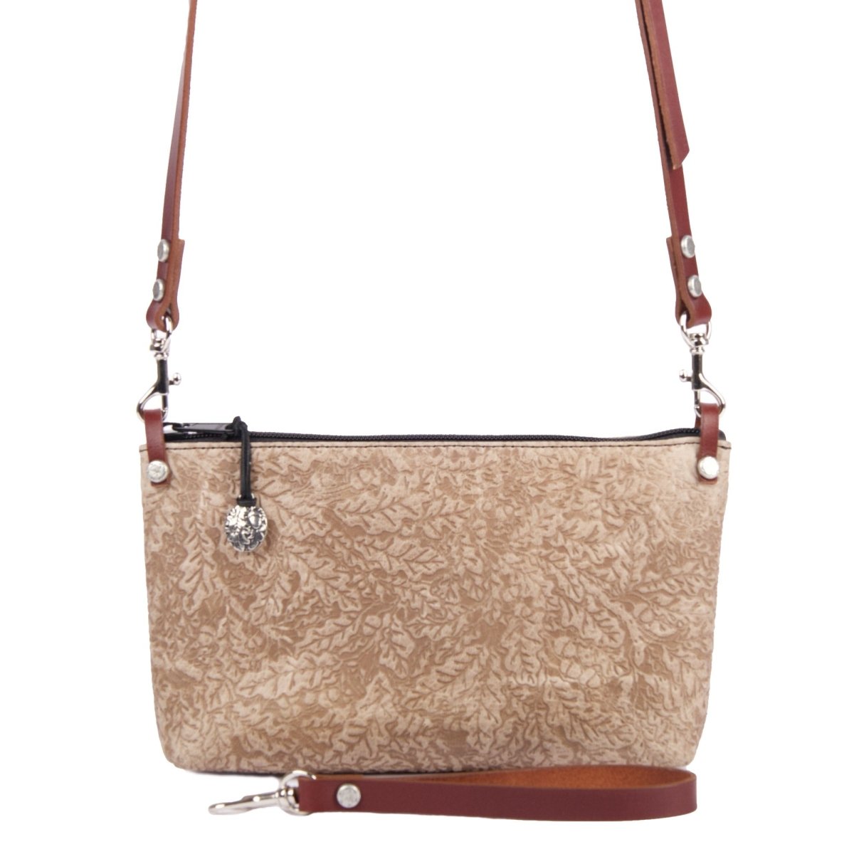 HAPPY EXTRA, Paula Crossbody / Wristlet, Oak Leaves Adventure