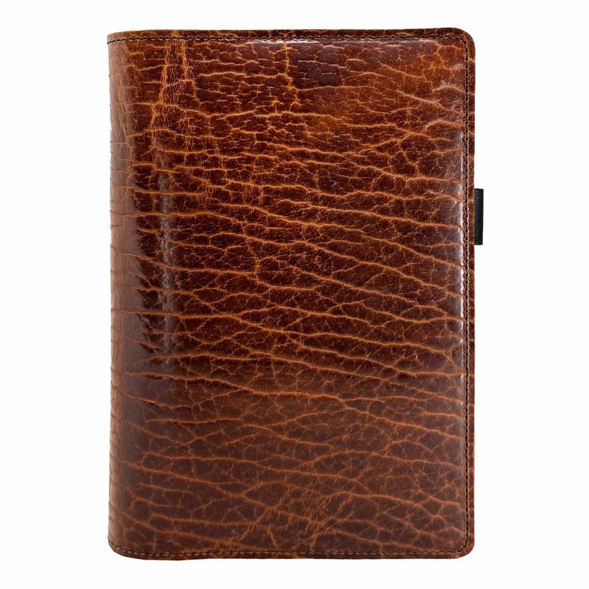 Leather Portfolio 8 x 6, Brown Bison Leather, Made in the USA