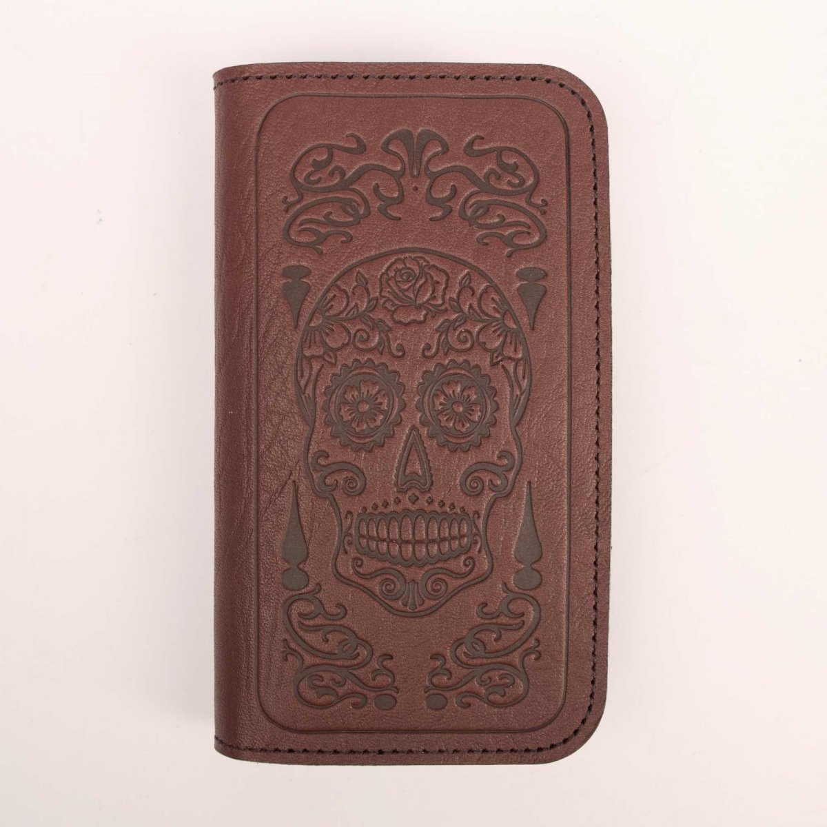 sugar skull iphone wallet happy extra