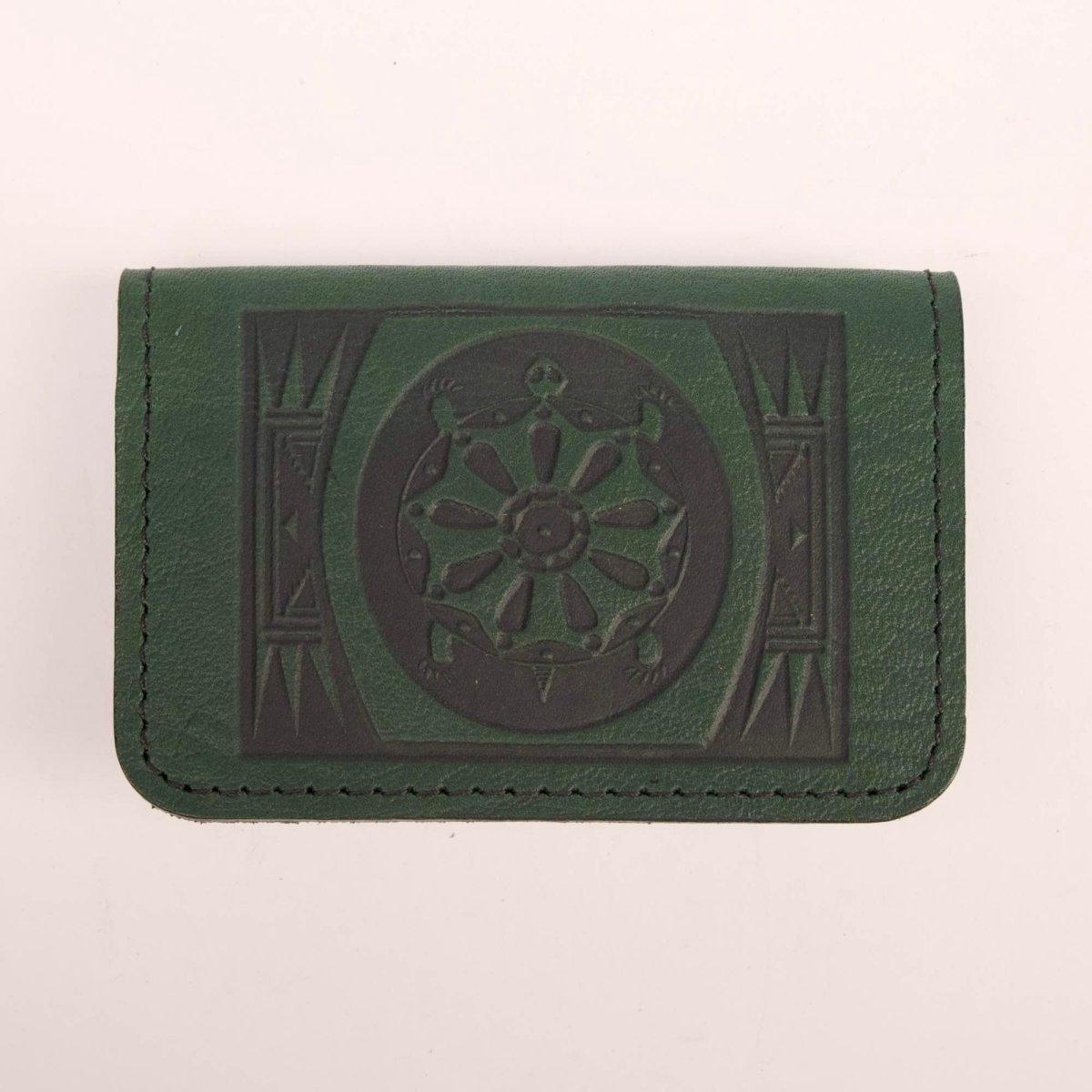 Tribal turtle mini wallet second