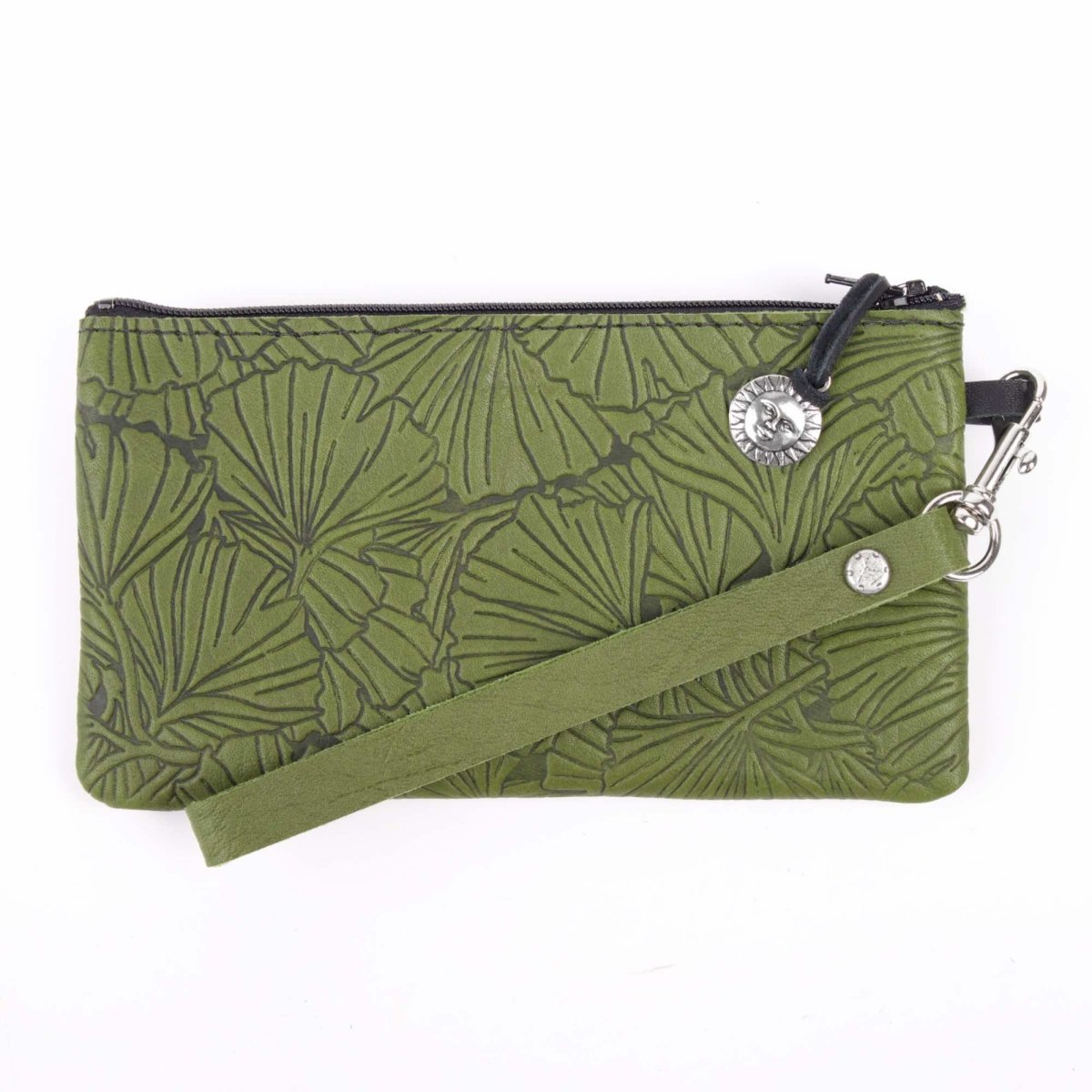 Oberon Design Wristlet in Ginkgo Red