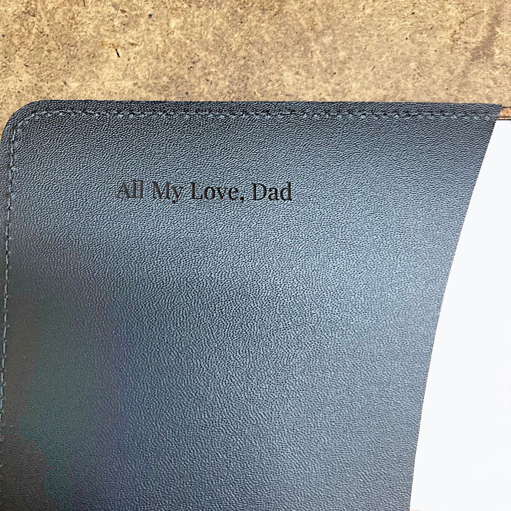 Personalized Extra Large Journal, Sketchbook Interior