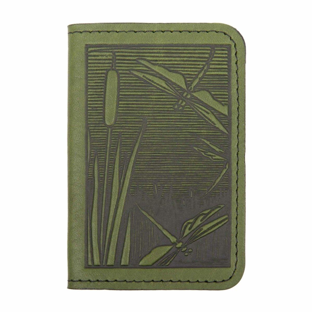 Dragonfly Pond Mini Wallet, card holder, Fern