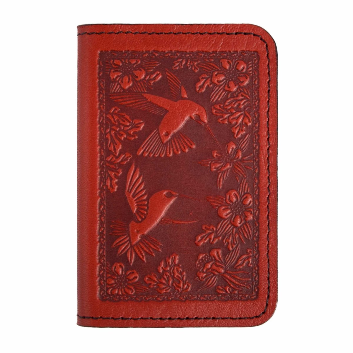 Hummingbird Mini Wallet, Red