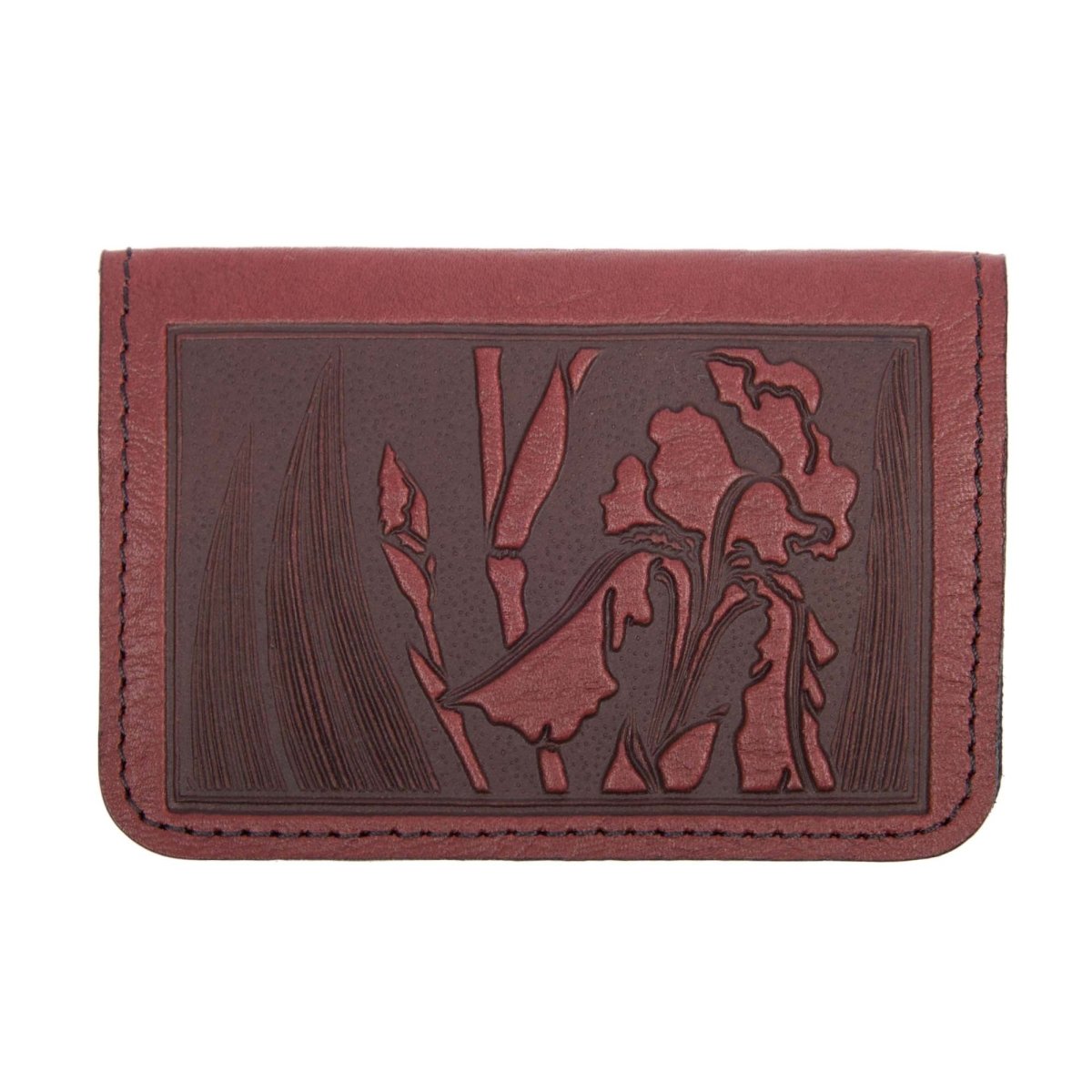 Iris Card Holder Mini Wallet, Wine by Oberon Design