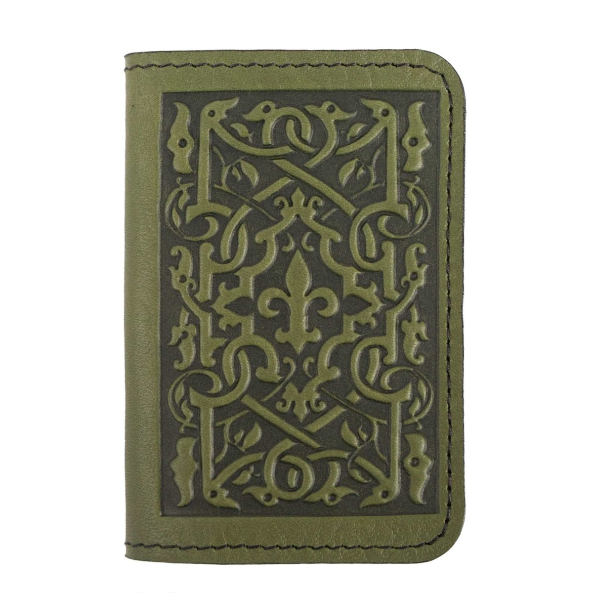 The Medici Card Holder Mini Wallet, Fern