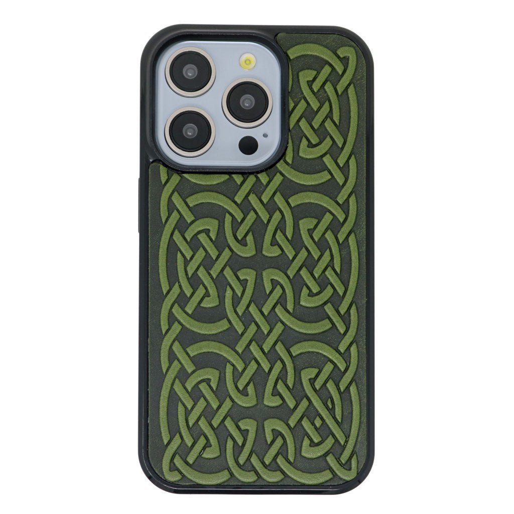 Oberon Design iPhone Case, Bold Celtic in Fern