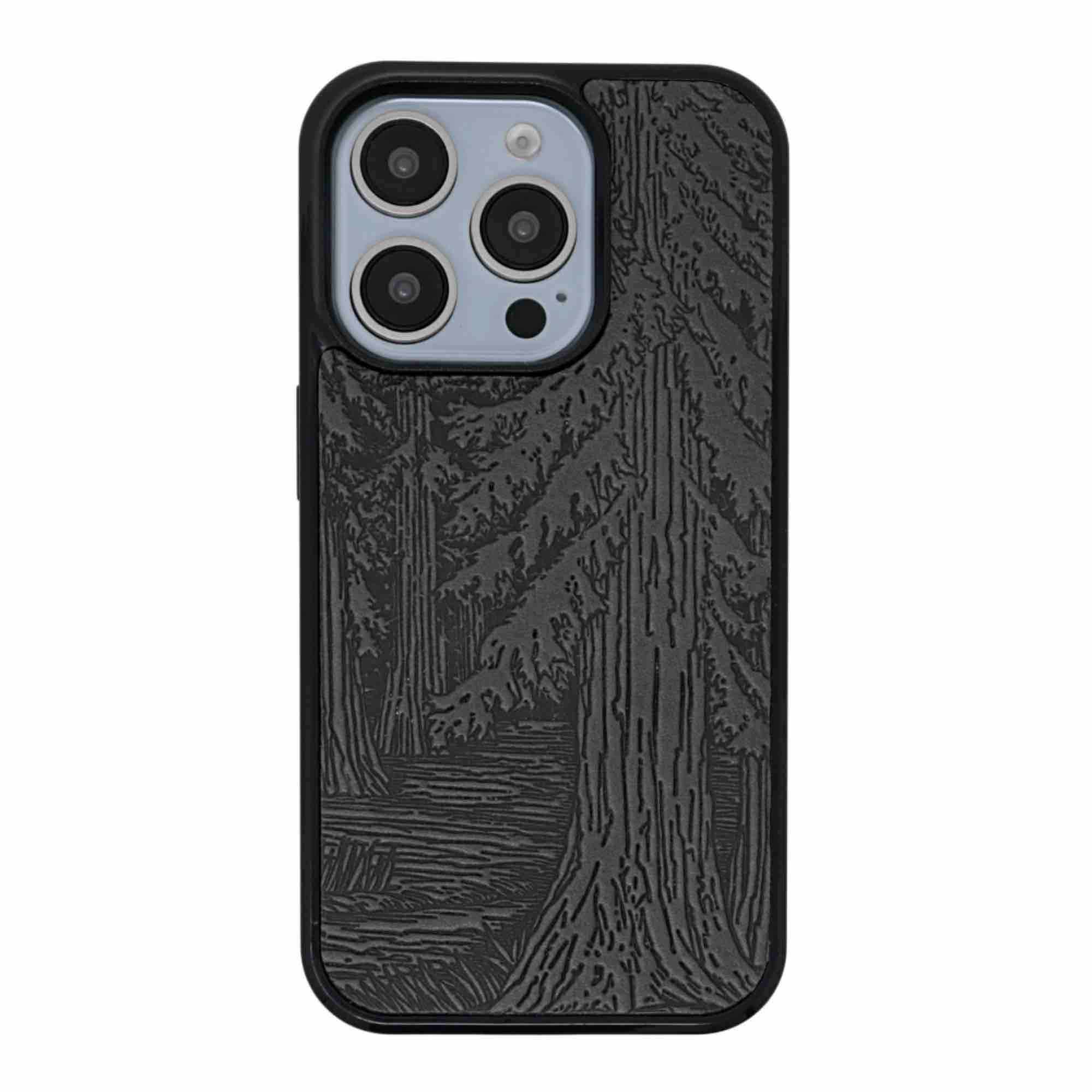 Oberon Design iPhone Case, Forest in Black