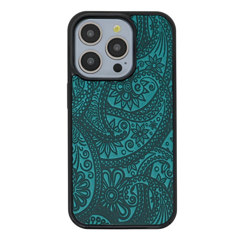 Oberon Design iPhone Case, Paisley in Teal