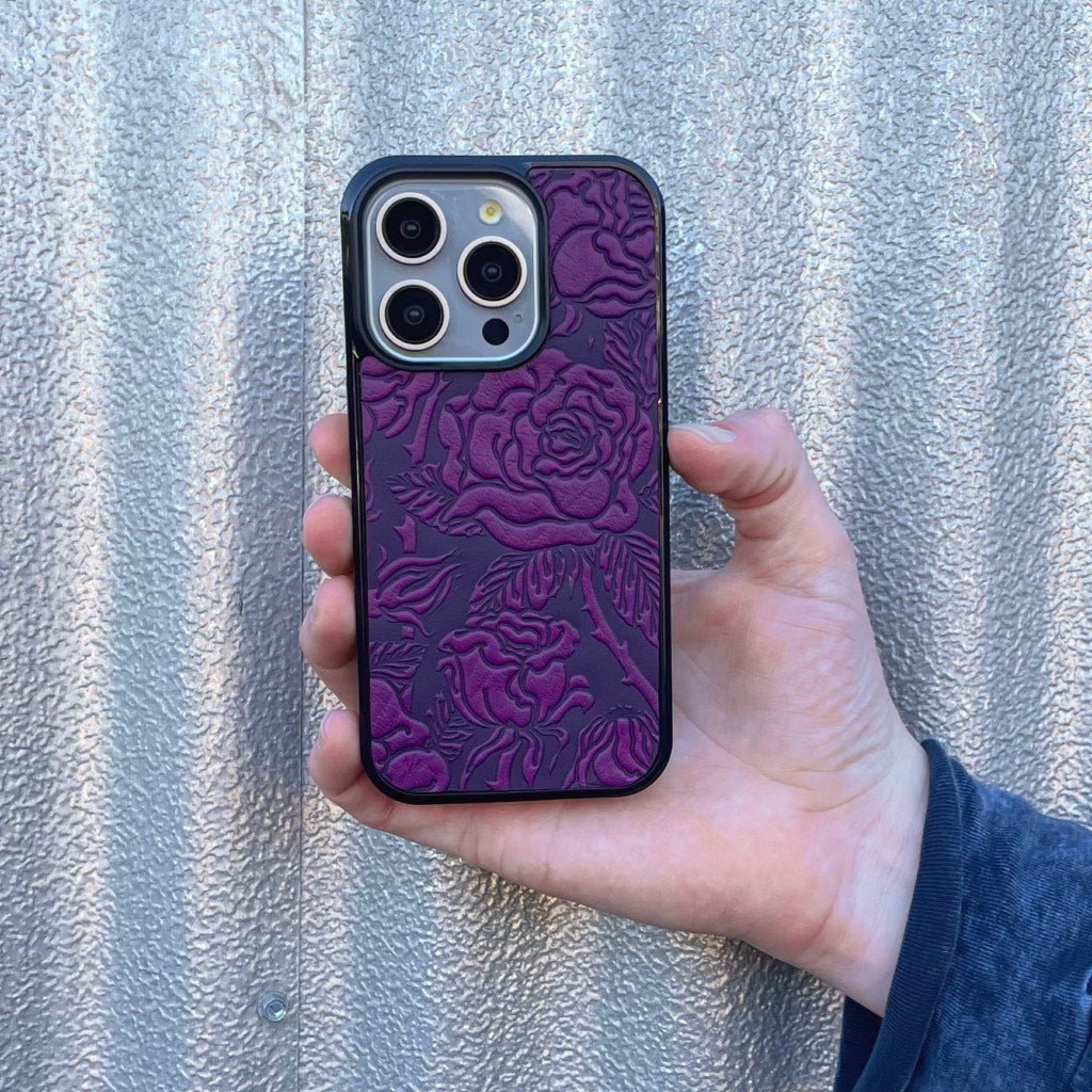 Oberon Design iPhone Case, Wild Rose in Orchid