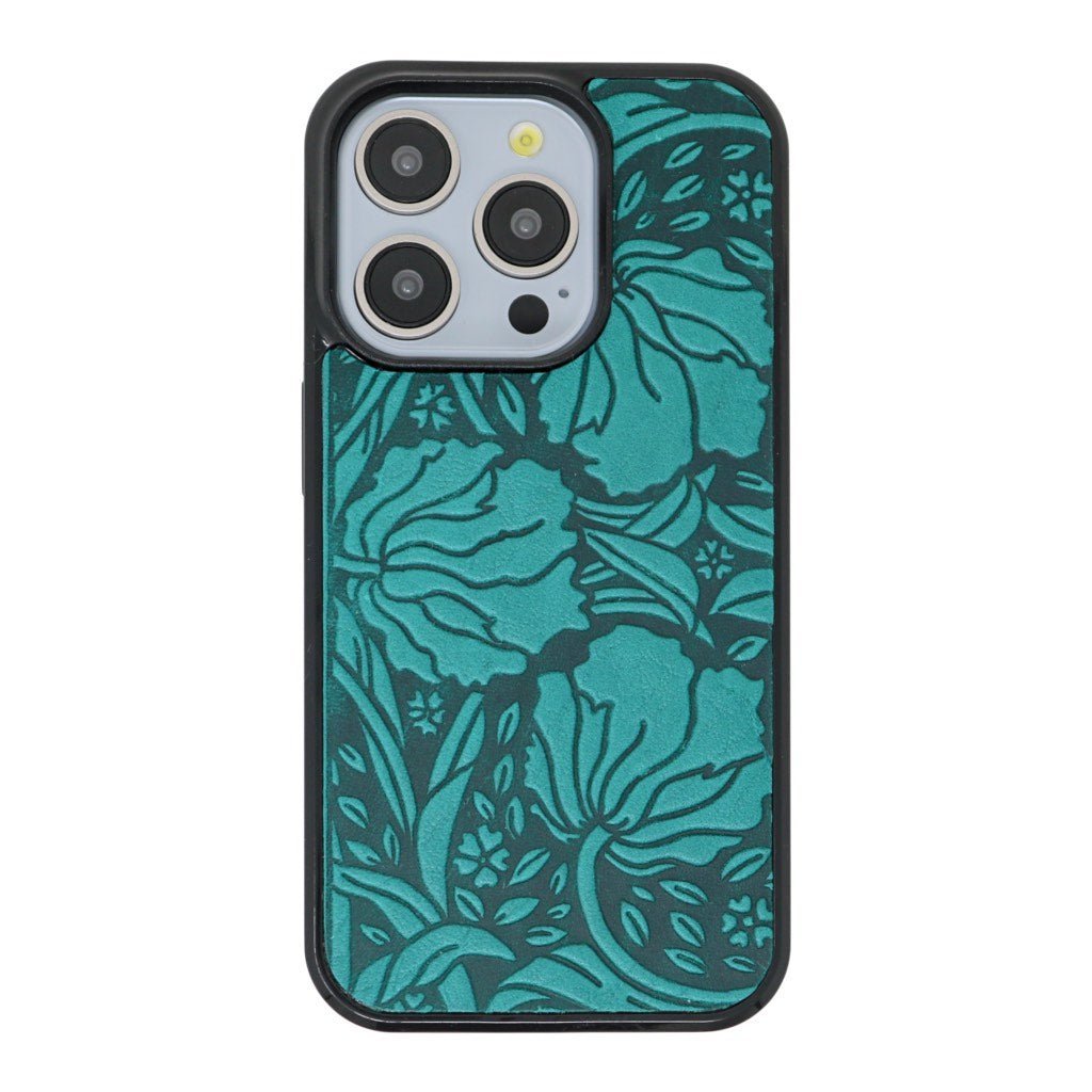 Oberon Design iPhone Case, William Morris Tulips in Teal