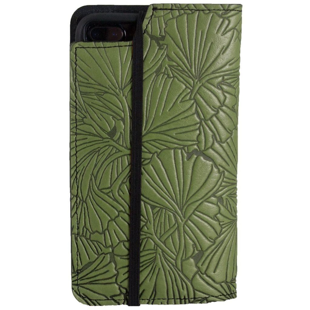 iPhoneSE Wallet Case, Ginkgo - Fern (Back)