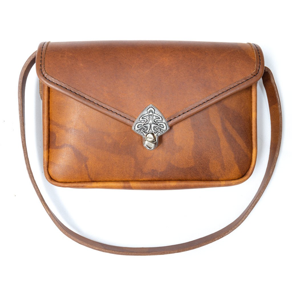 Leather Swirl Shoulder Bag