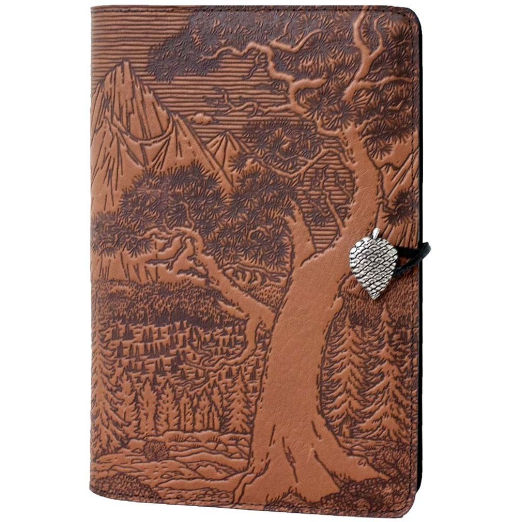 HAPPY EXTRA, Large Leather Refillable Journal, High Sierra in Saddle