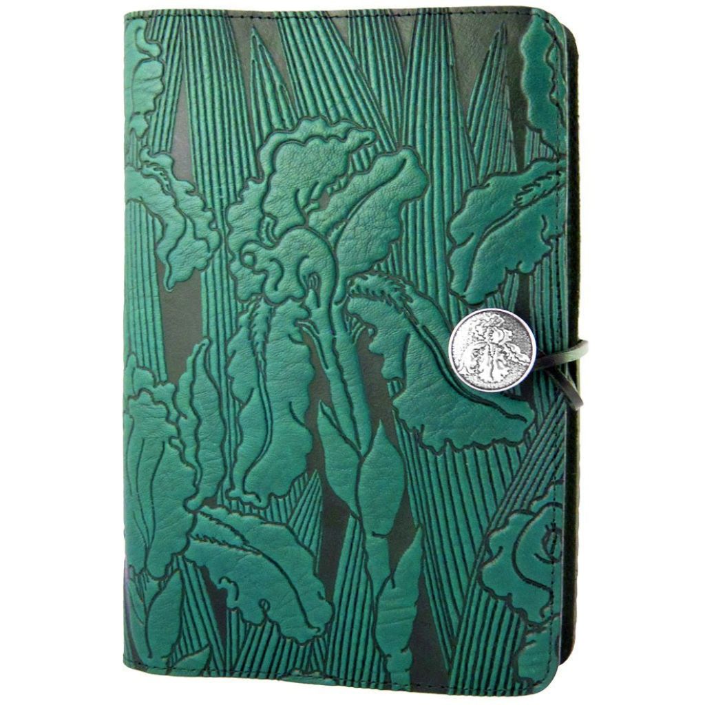 Oberon Design Tooled Leather Book Journal top Cover 9x6