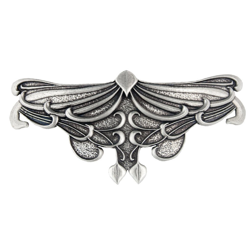 Harmony Knot Hair Clip - Hand Crafted Metal Barrette Made in The USA with Imported French Clips by Oberon Design