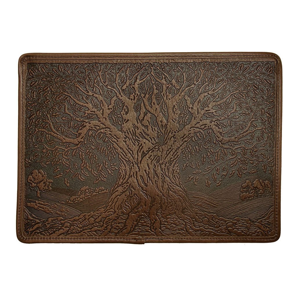 Leather Laptop Sleeve, MacBook Case, Tablet Cover, Tree of Life