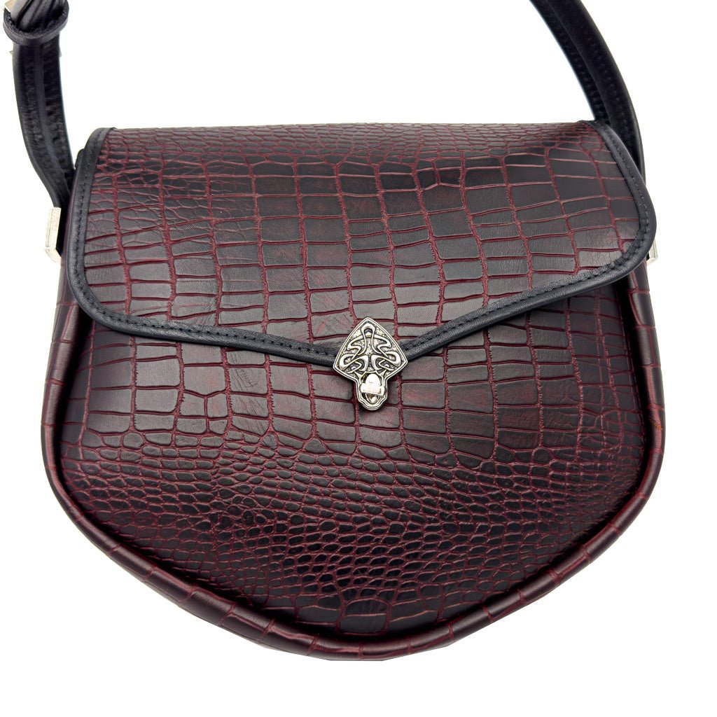Women's Leather 'Swirl' Shoulder Bag