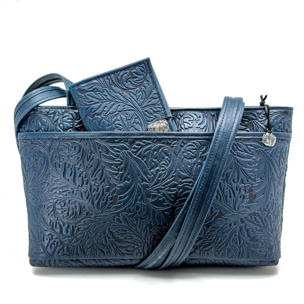 Oberon Design Women's Leather Crossbody Handbag