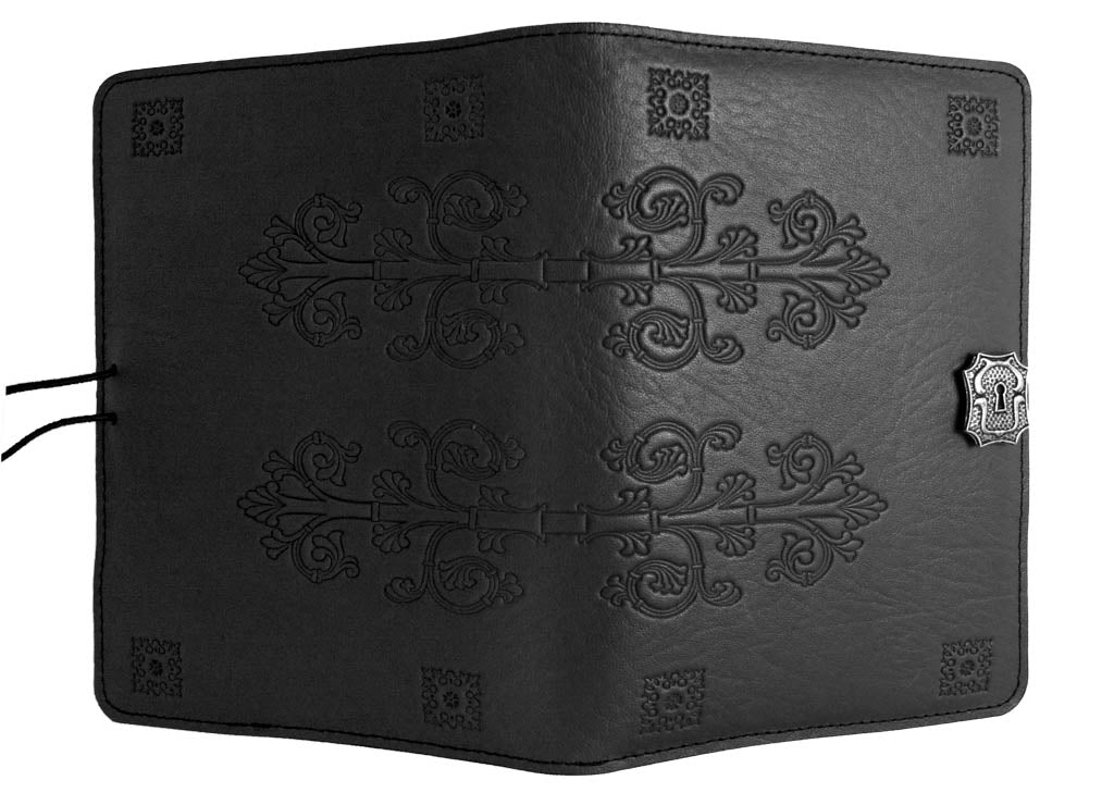 Genuine leather cover, case for Kindle e-Readers, Da Vinci, Black