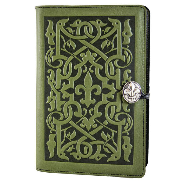 Oberon Design Refillable Large Leather Notebook Cover, The Medici