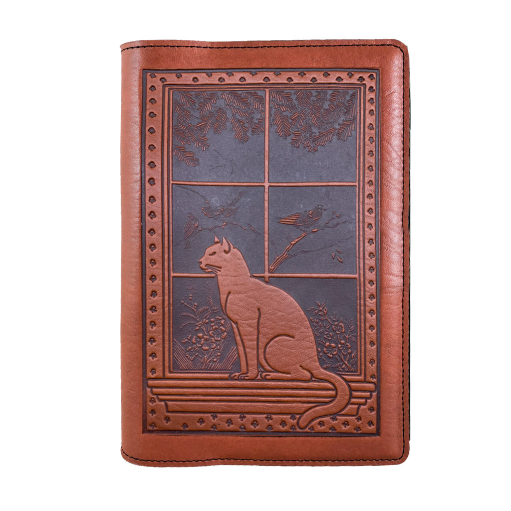 Leather Wallet Hand Painted Long Leather Wallet. Cat Wallet. 