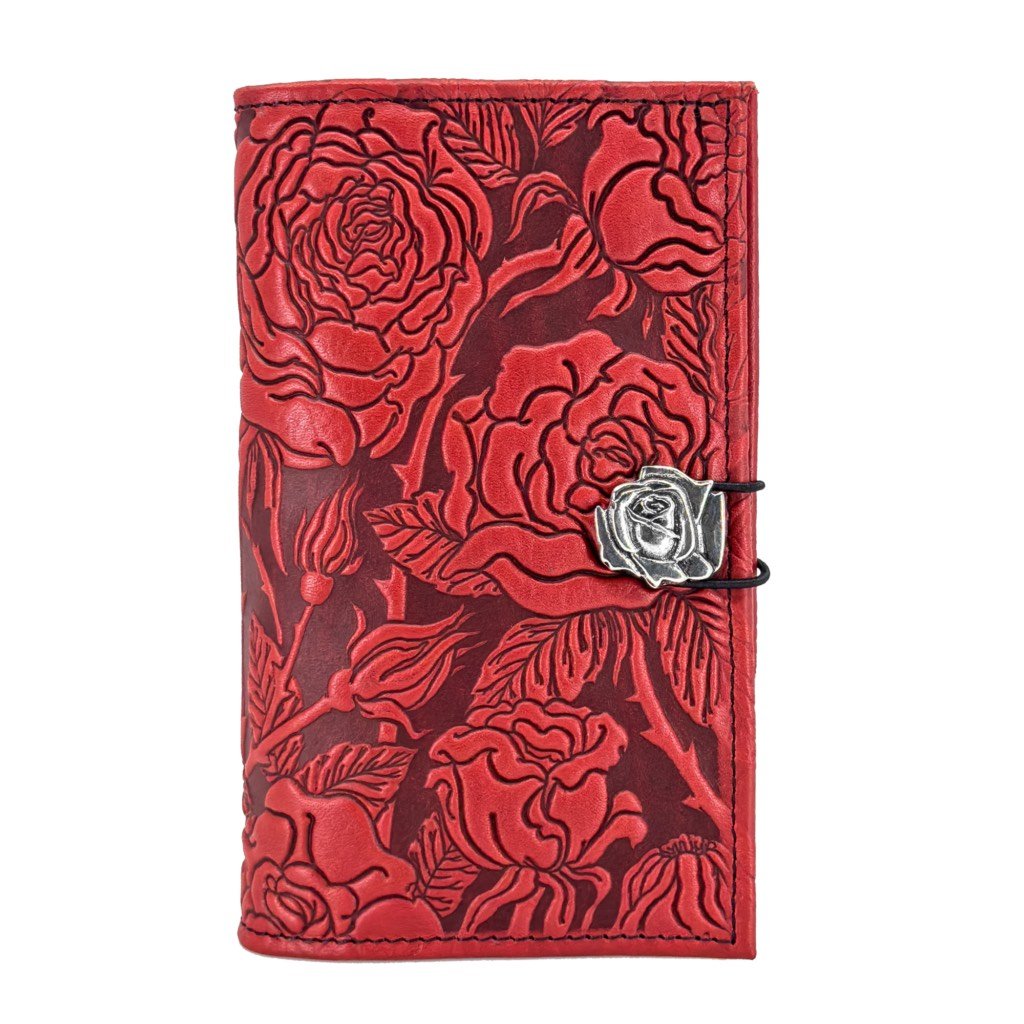 Handmade Leather popular Rose Book Wallet - Card Wallet