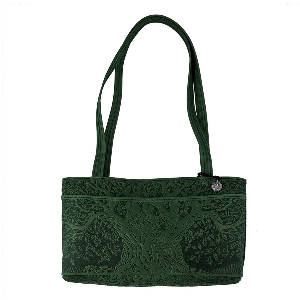 Embossed leather outlet handbag