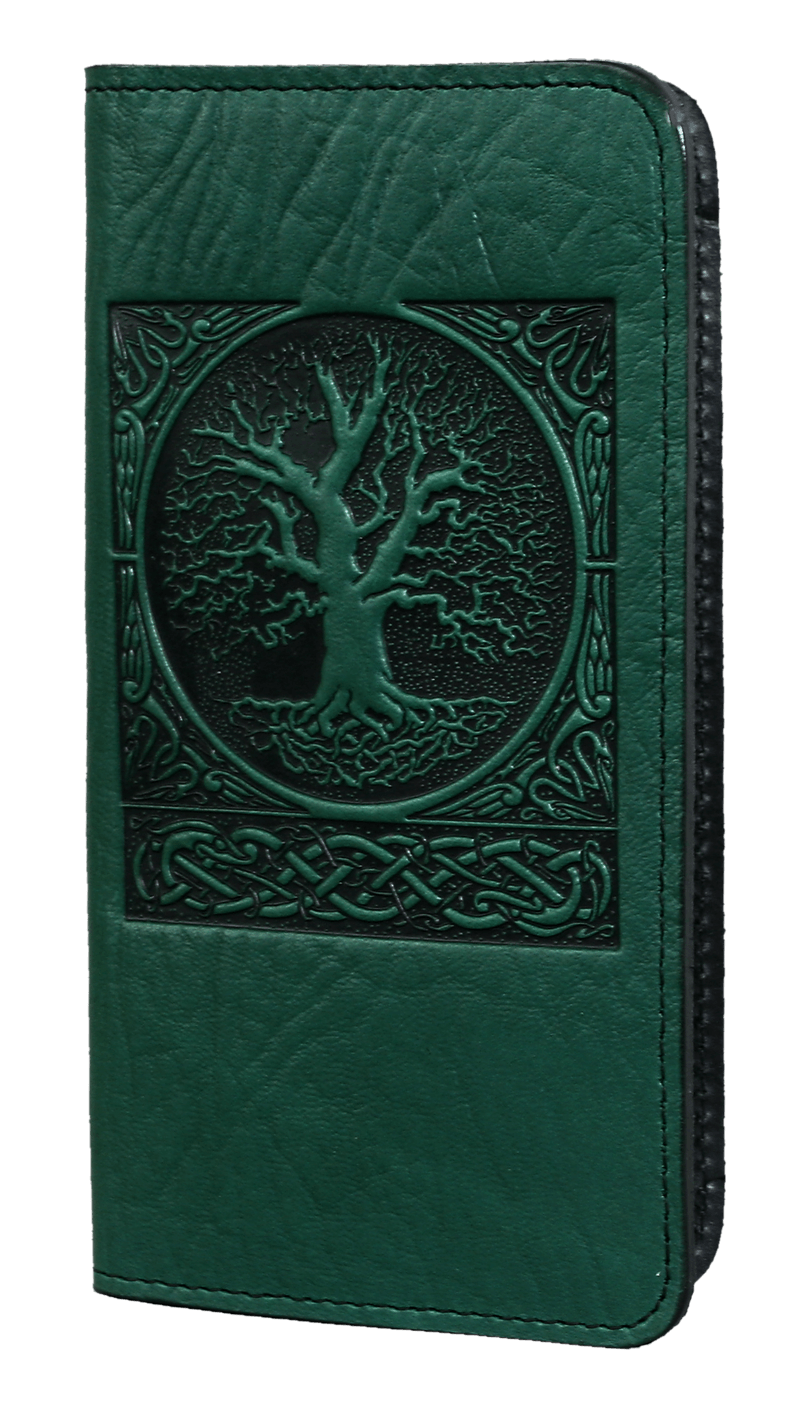 Oberon Design Women's Tree of Life Leather Wallet